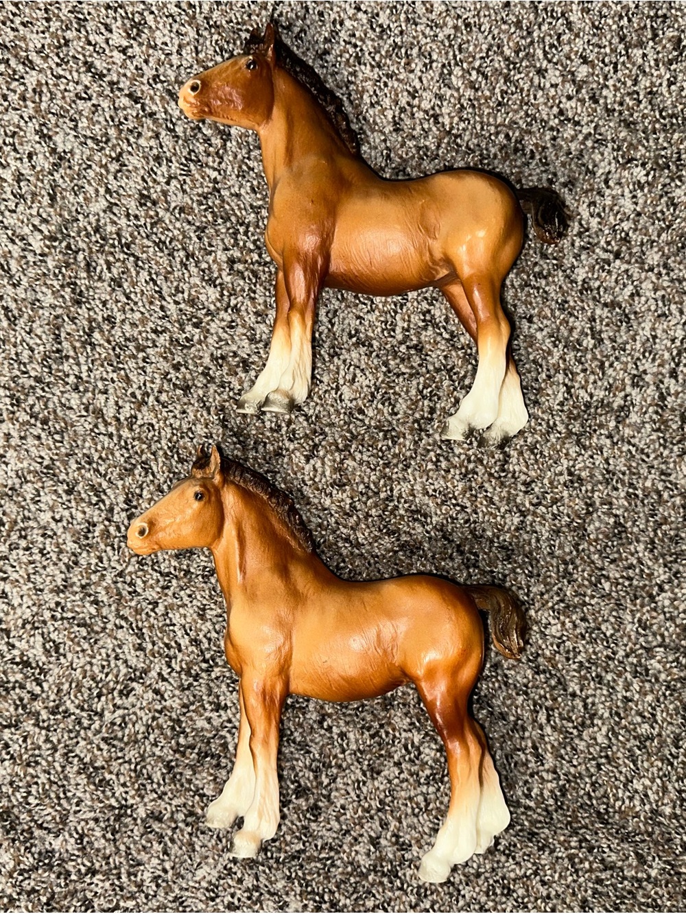 Vintage breyer Clydesdale foals model #84